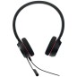 Jabra Evolve 20 UC stereo Kablet Høretelefoner Sort